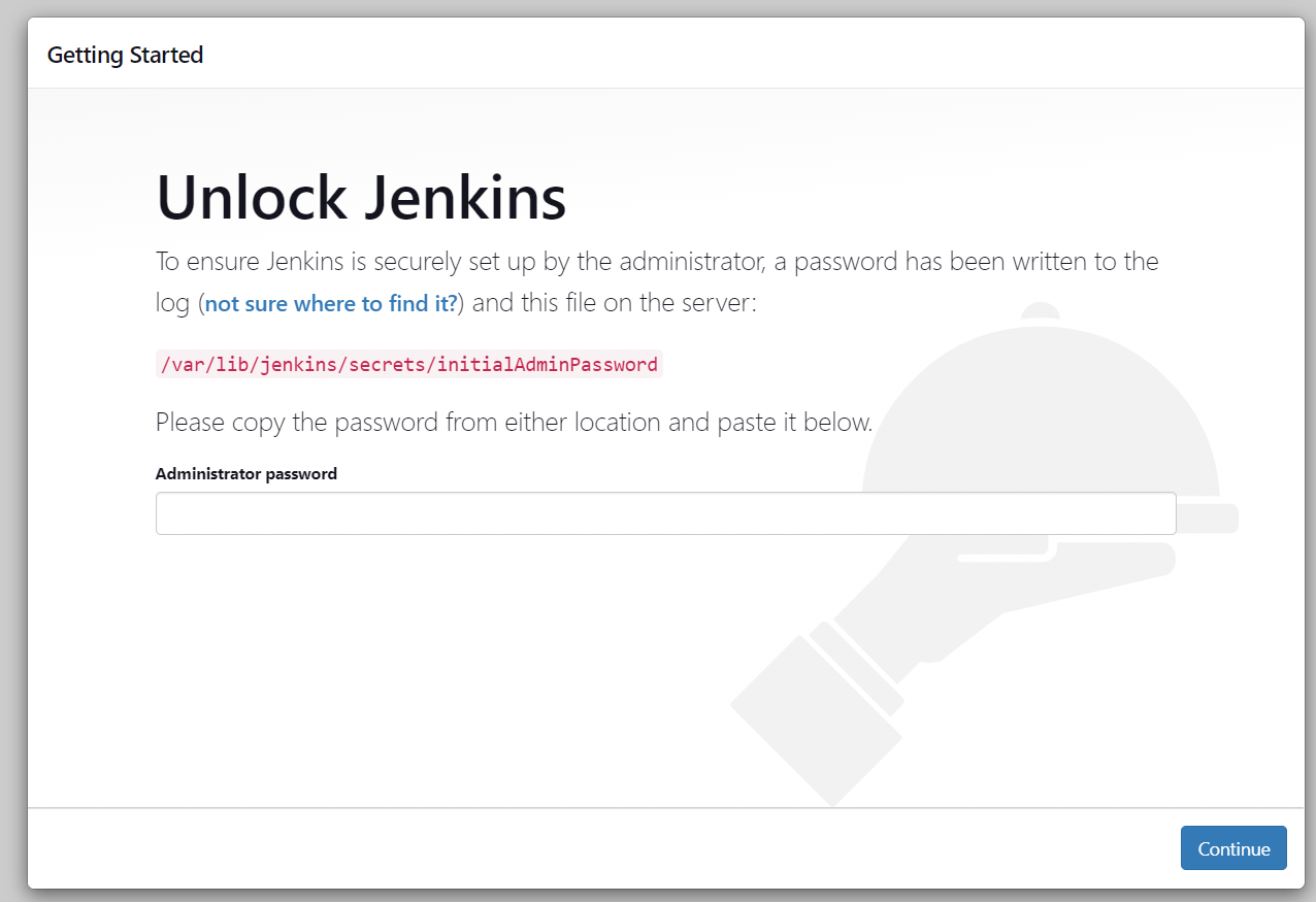 Go to the public URL and login into the server